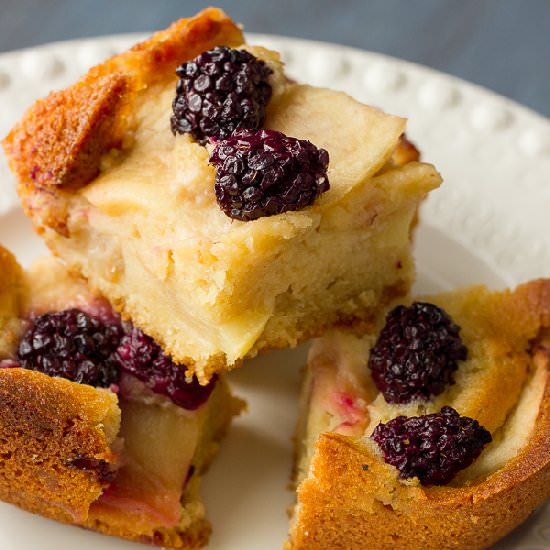 Apple and Blackberry Cake