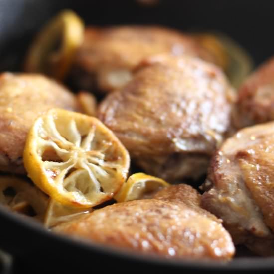 Perfect Pan Roasted Chicken Thighs