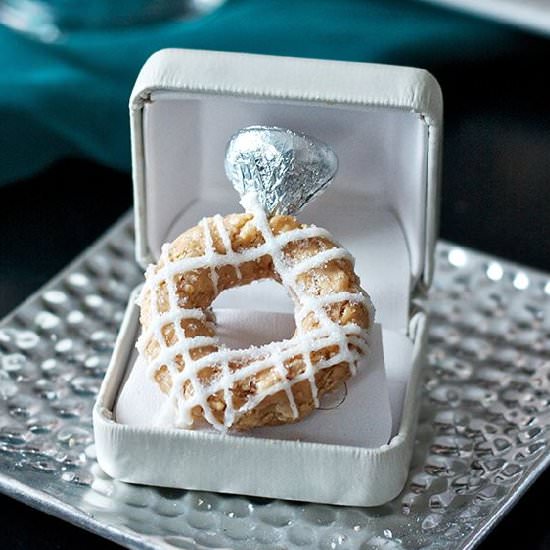 Engagement Ring Rice Krispie Treats