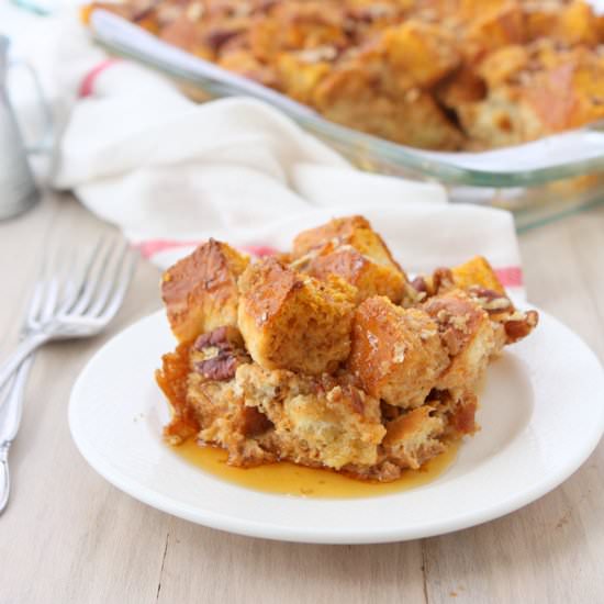 Baked Pumpkin French Toast