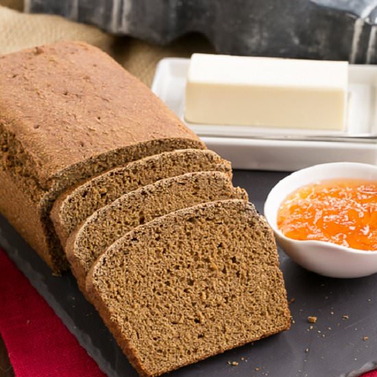 Whole Wheat Molasses Quick Bread