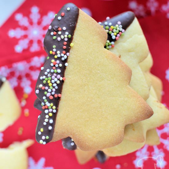 Butter Cookies with Orange Peel