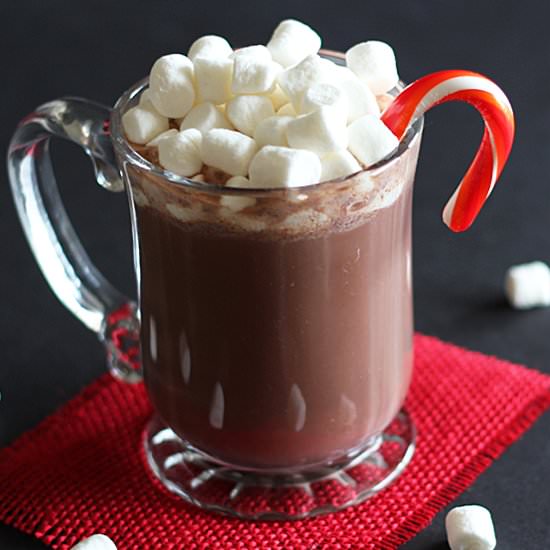 Peppermint Bark Hot Chocolate