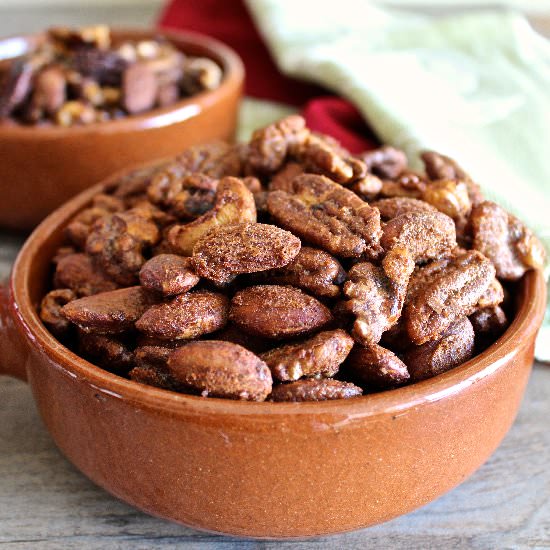 Smoky & Sweet Spiced Nuts