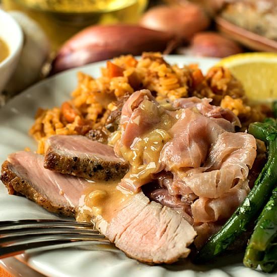 Pork Medallions Portuguese