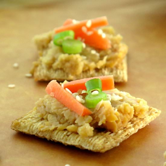 Easy Hummus with Asian Twist