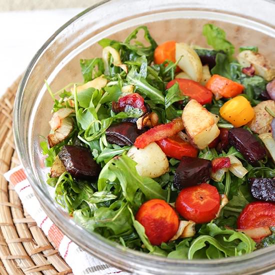 Roasted Winter Root Vegetable Salad