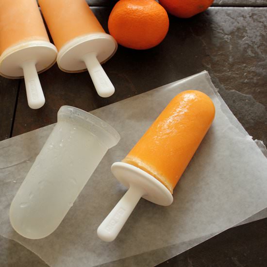 Orange Honey Popsicles