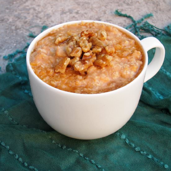 Maple Sweet Potato Oatmeal