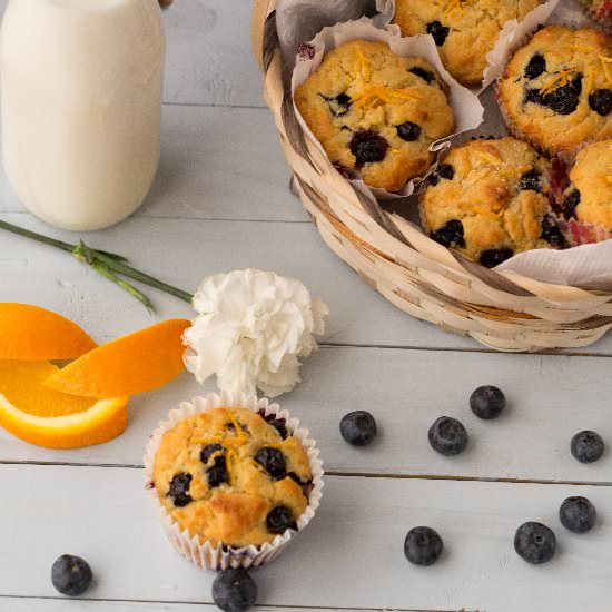 Orange Blueberry Muffins