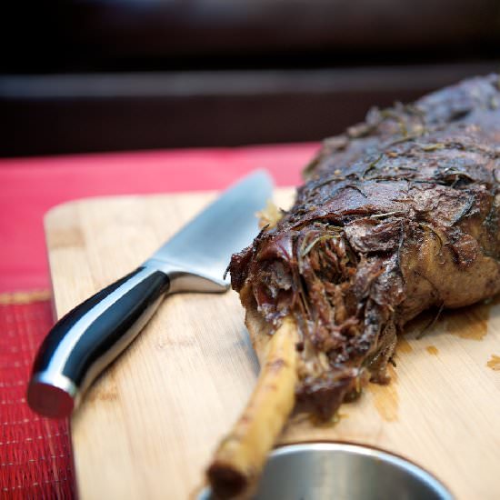 Moroccan Roast Leg of Lamb