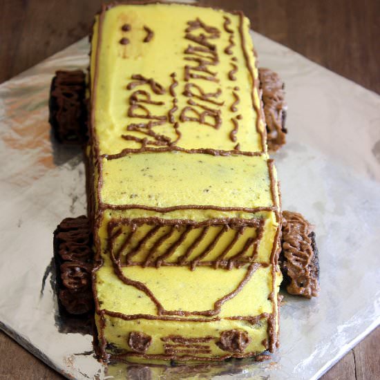 School Bus Cake