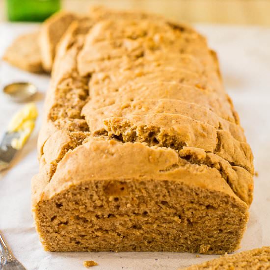 Sweet Potato Maple Vegan Beer Bread