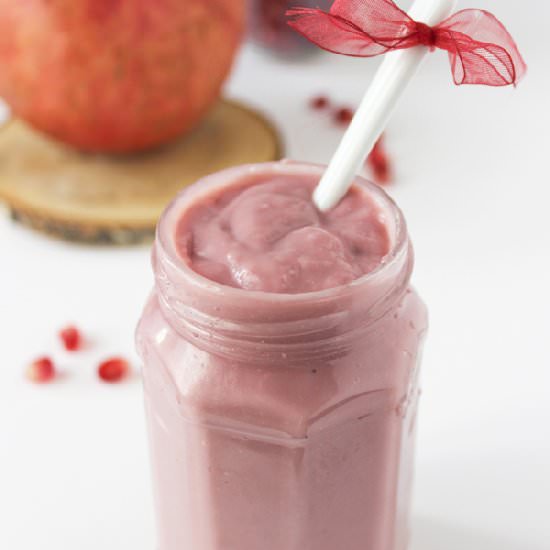 Pomegranate curd