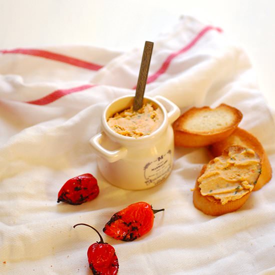 Ricotta, sweet potato spread