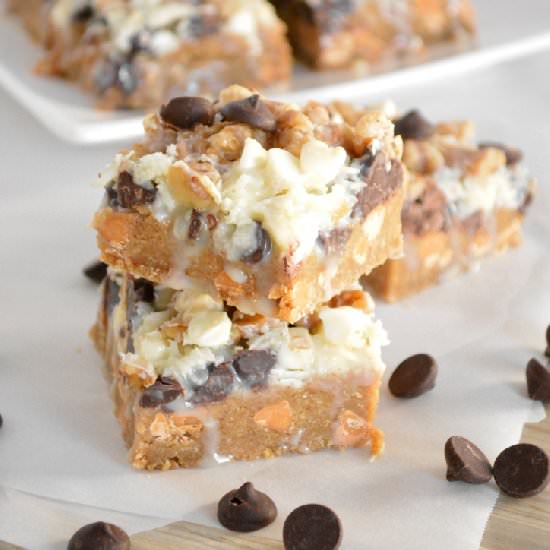 7 Layer Bars with Gingerbread Crust