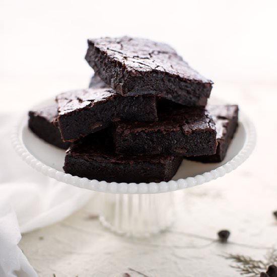 Vegan, Gluten-free Mochi Brownies