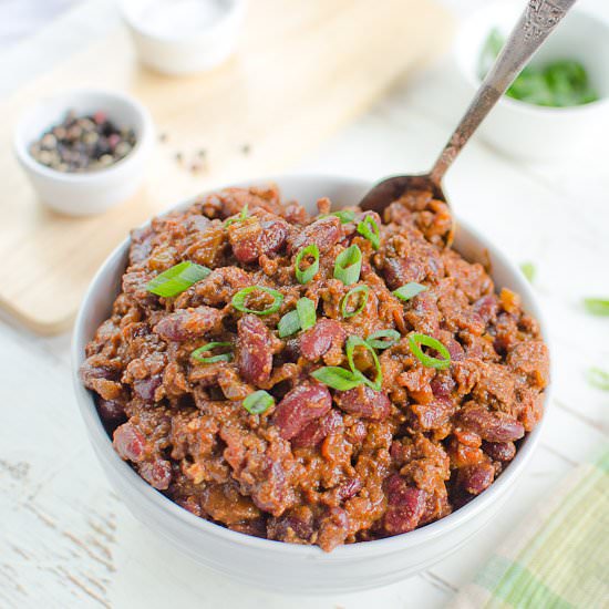 Easy Turkey Chili