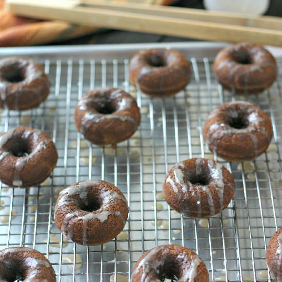 Grain Free Gingerbread Doughnuts
