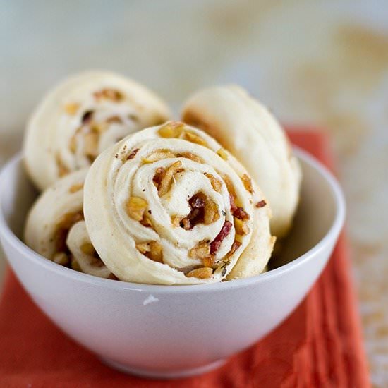 Apple Bacon Pinwheels