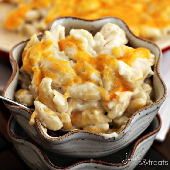 Lighter Creamy Mac & Cheese