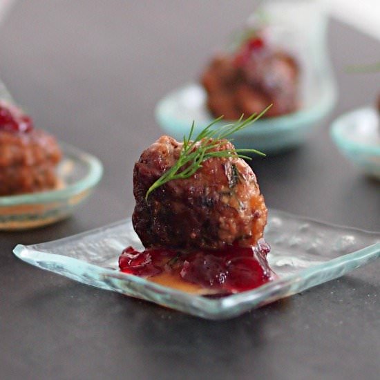 Meatballs with Celery Root Rice