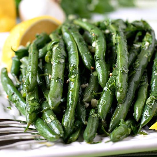 Marinated Green Beans Cilantro