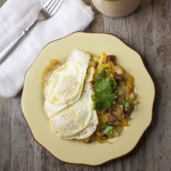 Creole Hash & Eggs