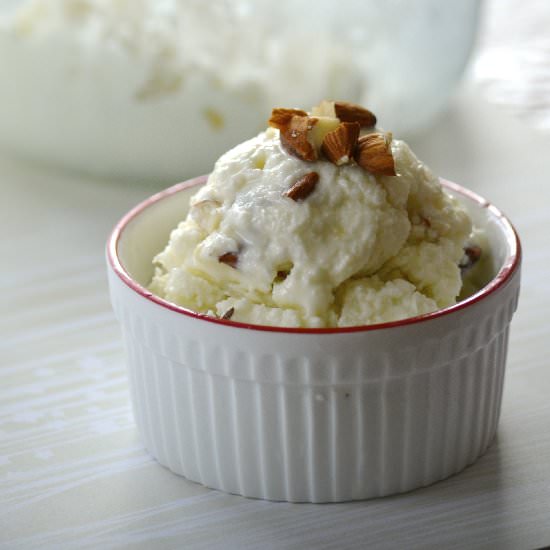 Coconut Almond Ice Cream