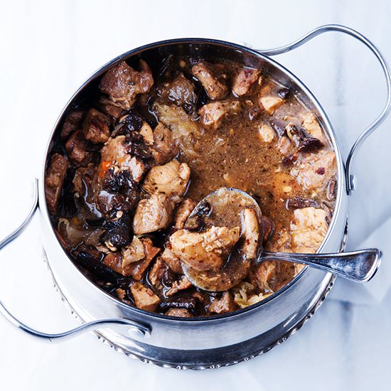 Pork Stew with Mushrooms