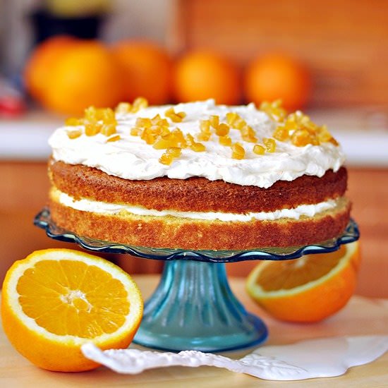 Orange Layer Cake