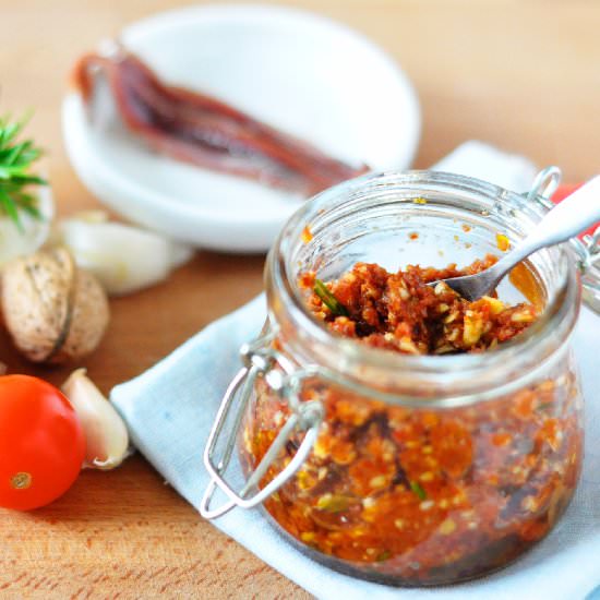Homemade Red Pesto (Lactose-Free)