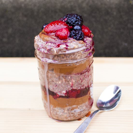Double Chocolate Overnight Oatmeal