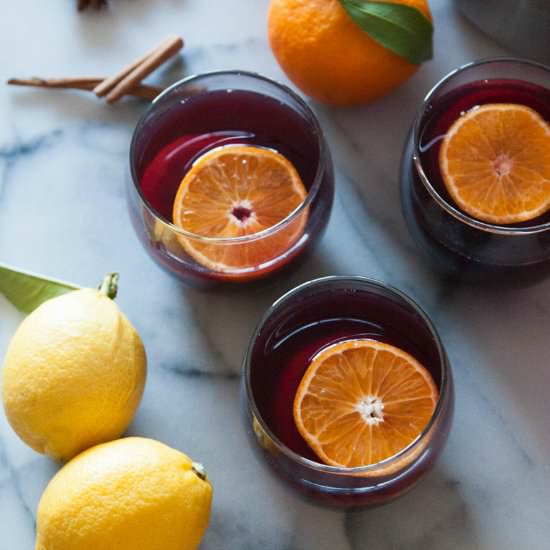 Holiday Spiced Wine