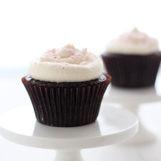 Peppermint Mocha Cupcakes