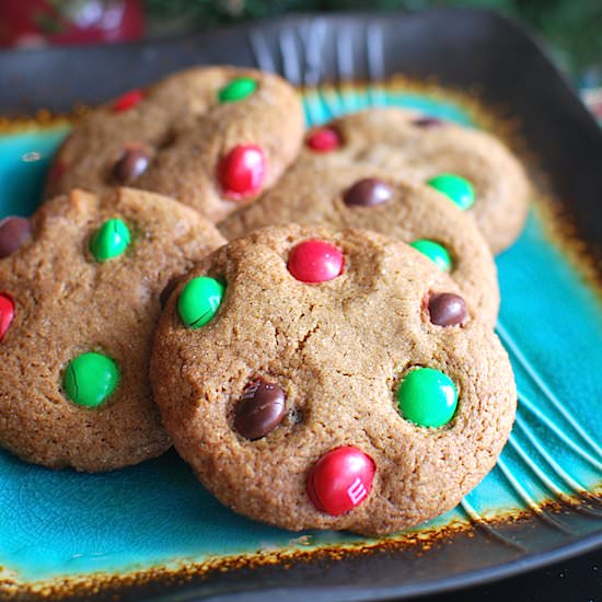 Molasses Cookies & Gingerbread M&Ms