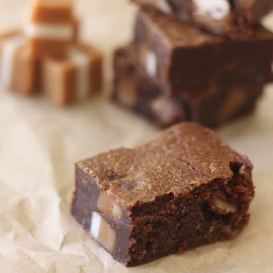 Chocolate Caramel Brownies