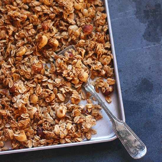 Honey Hazelnut Granola