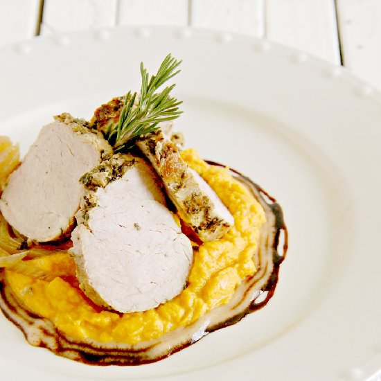 Rosemary Crusted Pork Tenderloin
