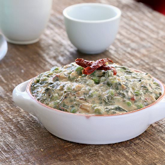 Chard Malai Mutter