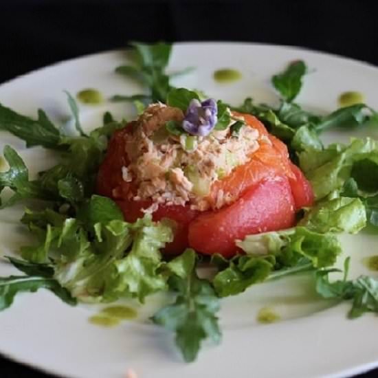 Salmon and Watercress Salad