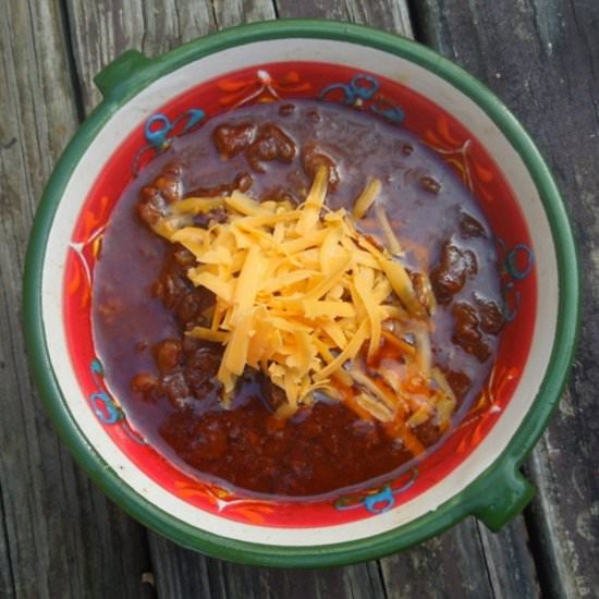 Slowcooker Chuck Wagon Chili