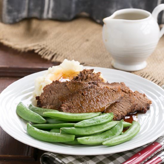 Coffee Glazed Brisket