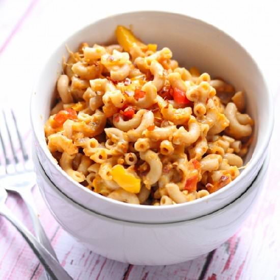 Mixed Pepper Mac and Cheese