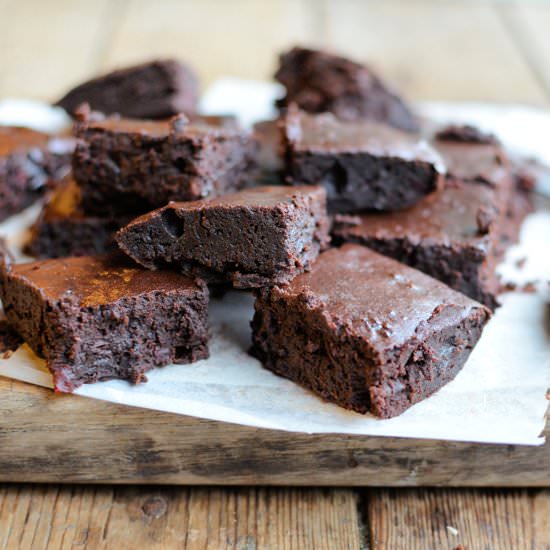 Virtuous Chocolate Fudge Brownies