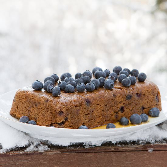 Blueberry Maple Slow Cooker Cake