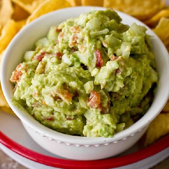 Green Chile Guacamole