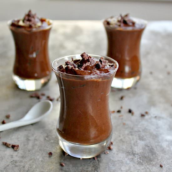 Tea Infused Chocolate Pudding