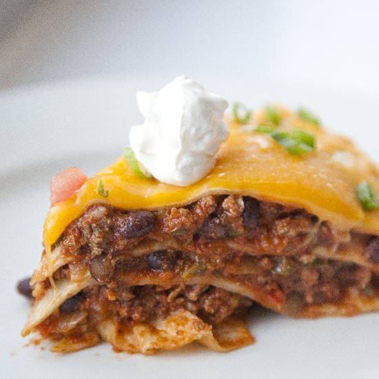 Mexican Tortilla Pie