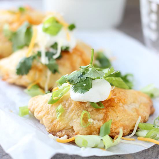 Chicken Enchilada Empanadas